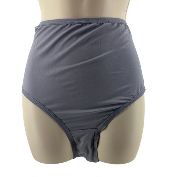 Fruit of Loom Stretch Satin Panty Grey Womens Size 10 - Picture 1 of 6